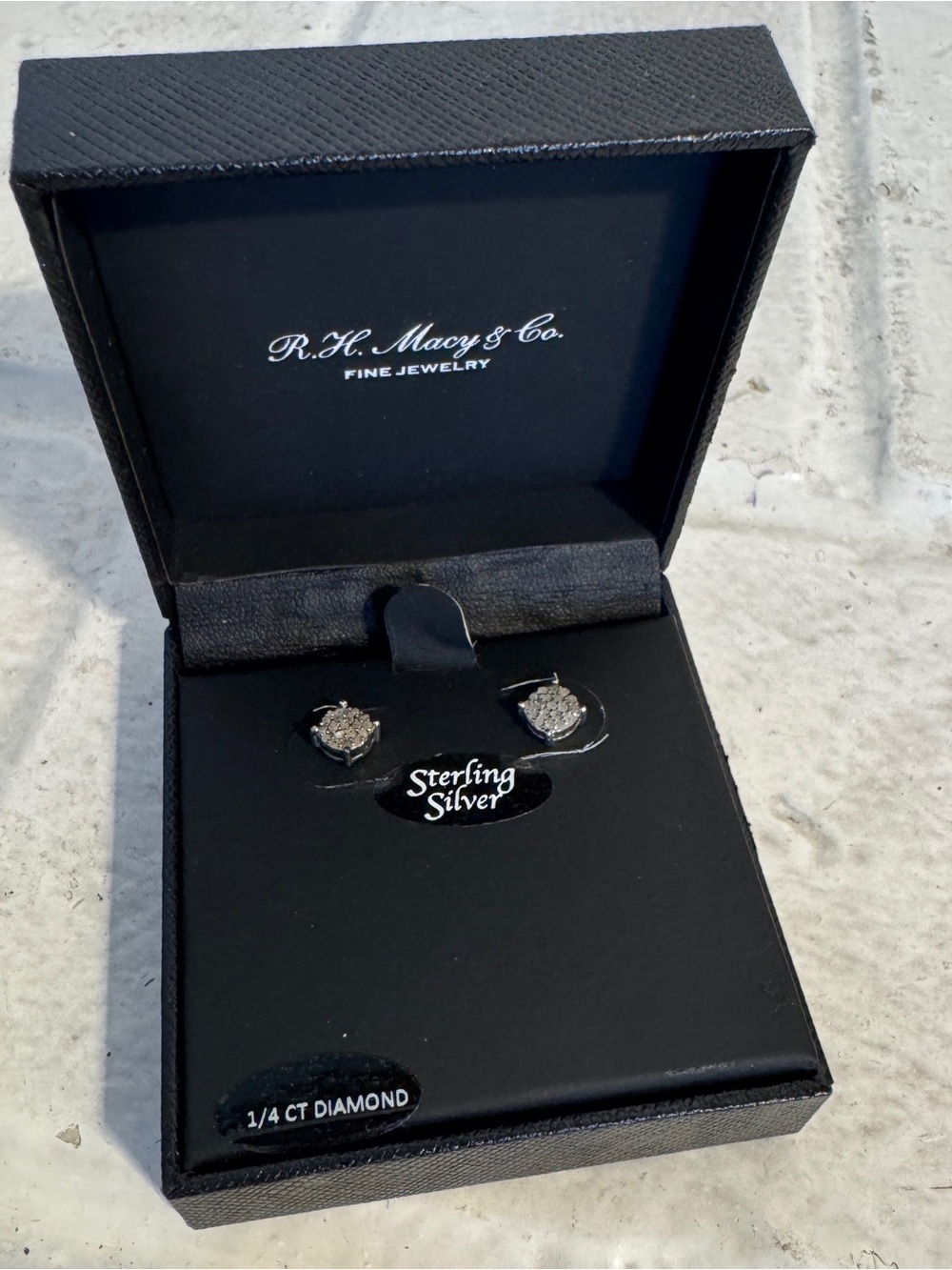 Victoria Townsend 1/4 CTTW Diamond Stud Earrings in Sterling Silver